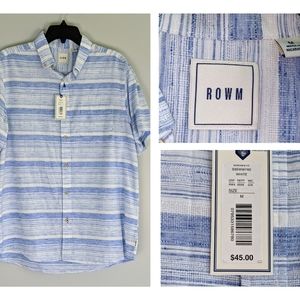 ROWM Men's M Short Sleeve Shirt NWT